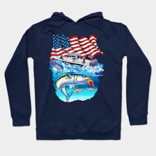 Fishermans Usa Proud America Hoodie